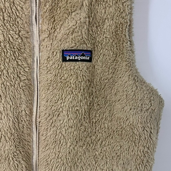 Patagonia Los Gatos Fleece Vest Medium Cream Ivory Deep Pile High Pile | E014 - Picture 2 of 9